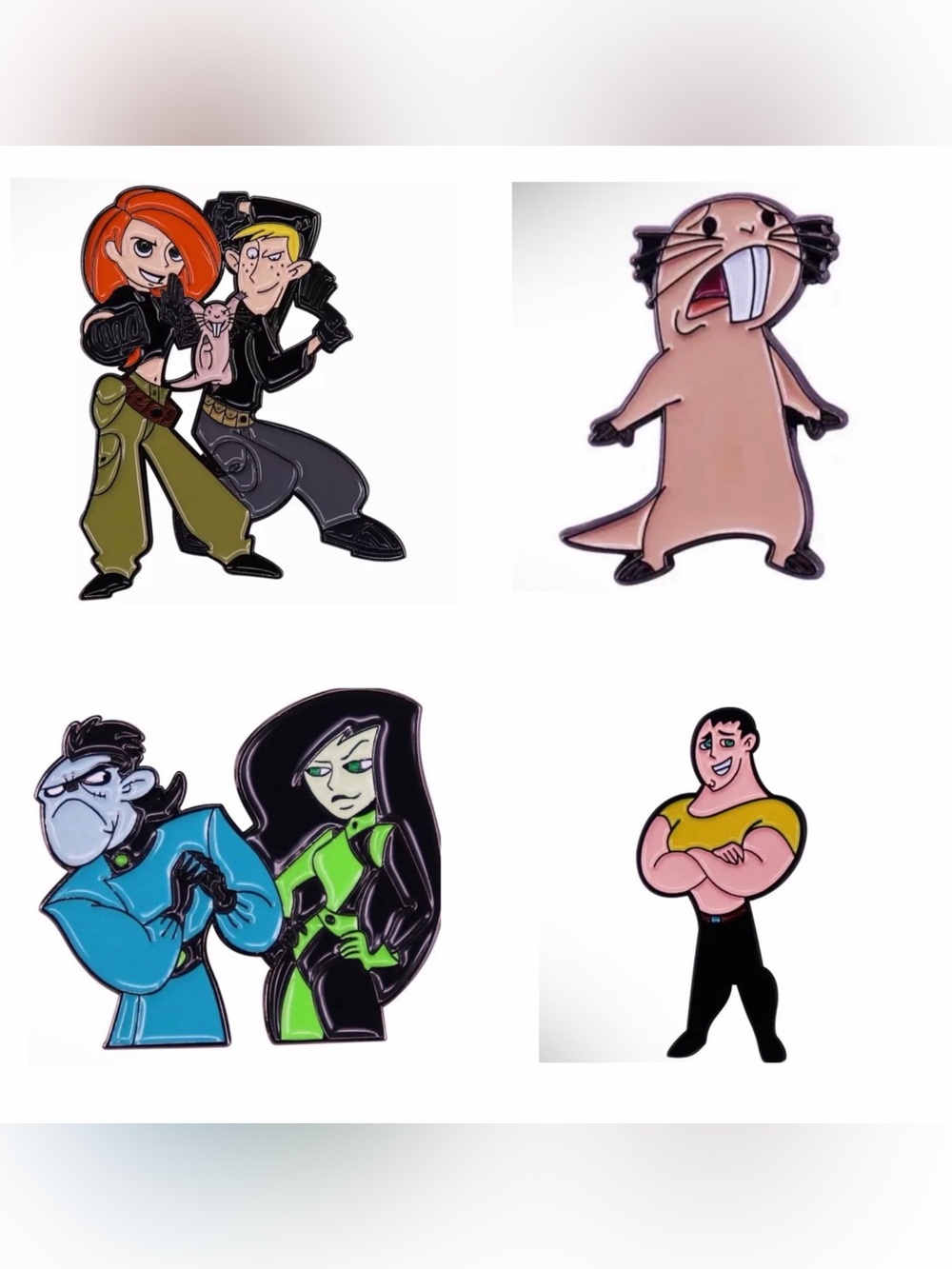 Kim Possible, Ron Stoppable, Rufus, Shego, Dr. Drakken & Señor Senior Jr.